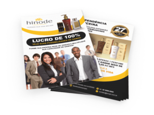 Hinode,Cartão de visitas Hinode,folder hinode