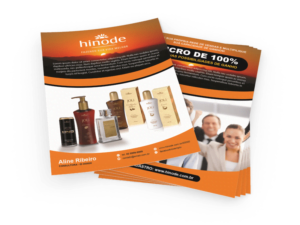 Hinode,Cartão de visitas Hinode,folder hinode