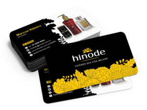 Hinode,Cartão de visitas Hinode,folder hinode