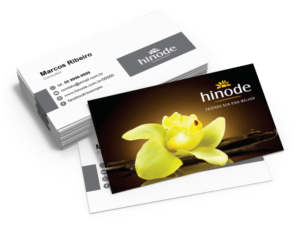 Hinode,Cartão de visitas Hinode,folder hinode