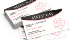 Cartão de visitas Mary Kay,folder mary kay