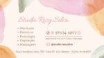 Cartão de visitas para beleza e estética
