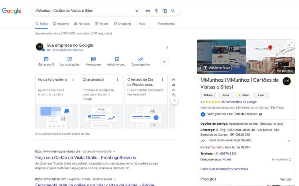 google meu negocio mmunhoz-pesquisas