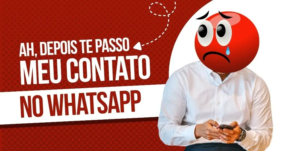 Seu cartão de visitas acabou